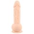 Silexd 9,5 - tapadókorongos dildó - 24cm (natúr)