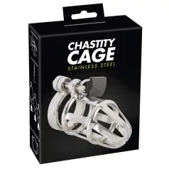   You2Toys Chastity Cage - fém péniszketrec lakattal, férfi erényöv