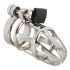 You2Toys - Chastity Cage - fém pénisz ketrec, lakattal