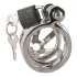 You2Toys Chastity Cage - fém péniszketrec lakattal, férfi erényöv