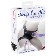 You2Toys - Strap-on Kit - felcsatolható dildó szett (2 dildós)   You2Toys - Strap-on Kit - felcsatolható dildó szett (2 dildós)