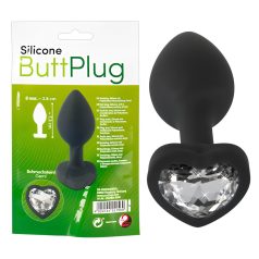 You2Toys Anal Plug - fehér köves anál plug (fekete) You2Toys Anal Plug - fehér köves anál plug (fekete)