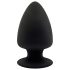 Silexd M - alakítható anál plug - 11cm (fekete)