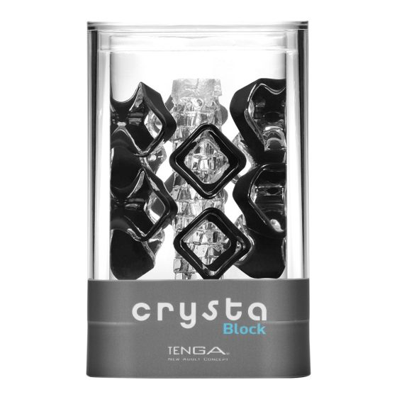 TENGA Crysta - négyzetes maszturbátor (block)