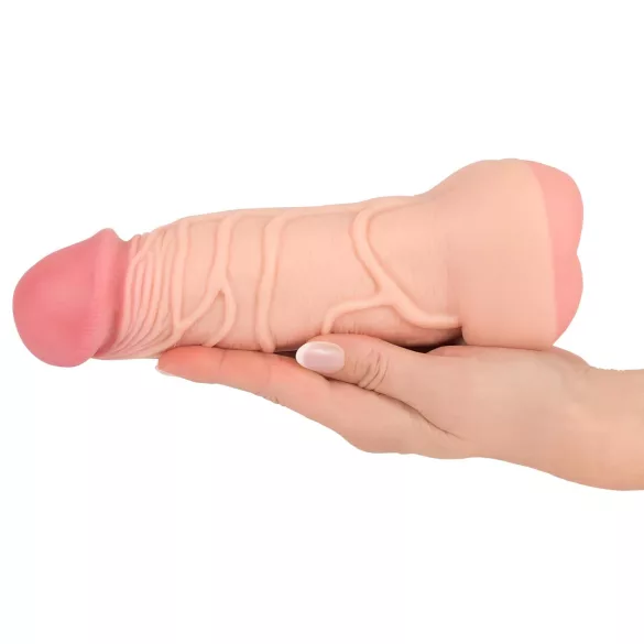 Nature Skin - 2in1 műpunci maszturbátor és péniszköpeny (testszínű)