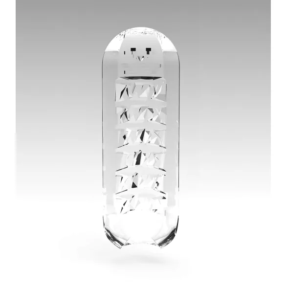 TENGA Spinner Brick - maszturbátor (átlátszó)