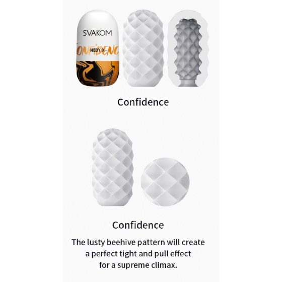 Svakom Hedy X Confidence - maszturbációs tojás szett (5db) - Confidence