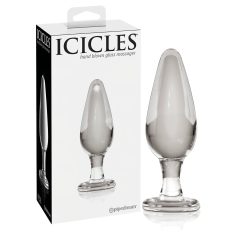 Icicles No. 26 - kúpos, üveg anál plug (átlátszó) Icicles No. 26 - kúpos, üveg anál plug (átlátszó)