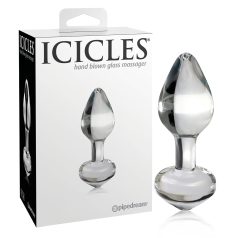 Icicles No. 44 - kúpos, üveg anál plug (átlátszó) Icicles No. 44 - kúpos, üveg anál plug (átlátszó)