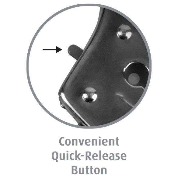 Fetish Fantasy - fém bilincs (ezüst)