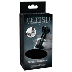 Fetish Super Suckers - mellbimbó szívó pumpa (fekete-átlátszó)   Fetish Super Suckers - mellbimbó szívó pumpa (fekete-átlátszó)