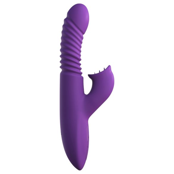 Fantasy For Her - 3in1 lökő vibrátor melegítő funkcióval (lila)