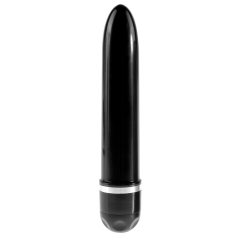   King Cock 10 Stiffy - vízálló, élethű vibrátor (25cm) - barna