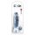King Cock Clear 7 - tapadókorongos, herés dildó (18cm)