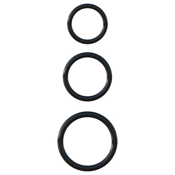 Fantasy C-Ringz - péniszgyűrű trió (fekete)