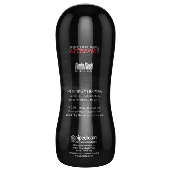 PDX Pussy Vibrating Stroker - vibrációs műpunci maszturbátor (testszínű)