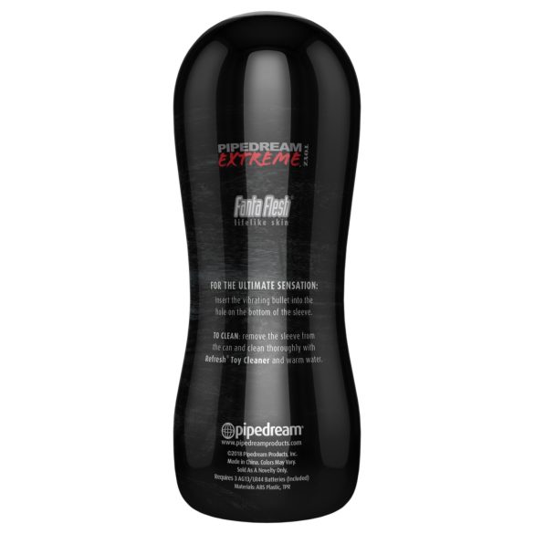 PDX Elite - vibrációs popsi maszturbátor (natúr)