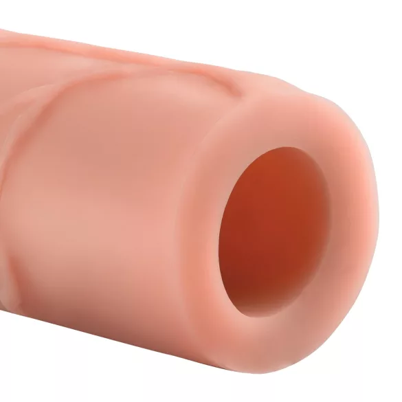 X-TENSION Perfect 1 - élethű péniszköpeny (17,7cm) - natúr