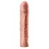 X-TENSION Perfect 3 - élethű péniszköpeny (22,8cm) - natúr