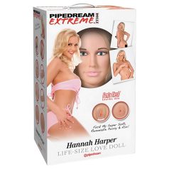Pipedream Hannah Harper - életnagyságú guminő 3D arccal Pipedream Hannah Harper - életnagyságú guminő 3D arccal