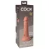 King Cock Elite 6 - tapadókorongos, élethű dildó (15 cm, natúr)
