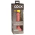 King Cock Elite 6 - tapadókorongos, élethű dildó (15 cm, natúr)
