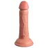 King Cock Elite 6 - tapadókorongos, élethű dildó (15 cm, natúr)