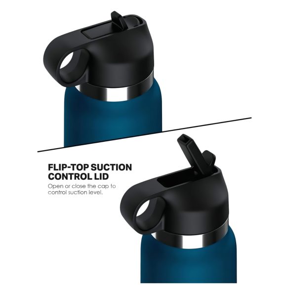 Fuck Flask Private Pleaser - művagina kulacsban (kék-natúr)