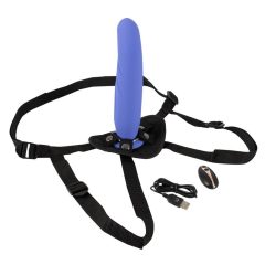   You2Toys - RC Strap-On - akkus, rádiós felcsatolható vibrátor (lila)
