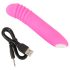 You2Toys - Flashing Mini Vibe - akkus, világító vibrátor (pink)