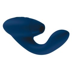   Womanizer Duo - vízálló G-pont vibrátor és csiklóizgató egyben (kék)