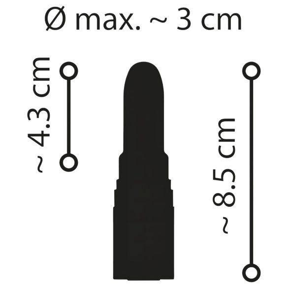 Emerald Love - akkus, vízálló rúzs vibrátor (piros)