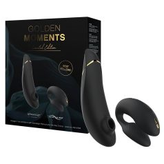 Womanizer Golden Moments 2 - csikló- és párvibrátor (fekete)   Womanizer Golden Moments 2 - csikló- és párvibrátor (fekete)