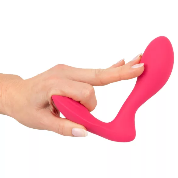 SMILE Panty - hordható akkus, rádiós 2in1 vibrátor (pink)