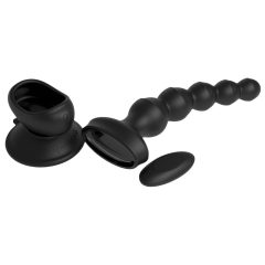   3Some wall banger Beads - akkus, rádiós prosztata vibrátor (fekete)
