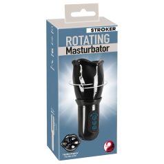 STROKER Rotating - akkus, forgó műszáj maszturbátor (fekete)   STROKER Rotating - akkus, forgó műszáj maszturbátor (fekete)