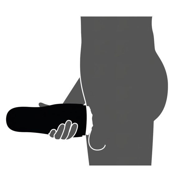 Rebel 3 Function - akkus, melegítő műpunci maszturbátor