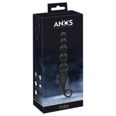 ANOS Anal Beads - gyöngyös anál vibrátor (fekete) ANOS Anal Beads - gyöngyös anál vibrátor (fekete)