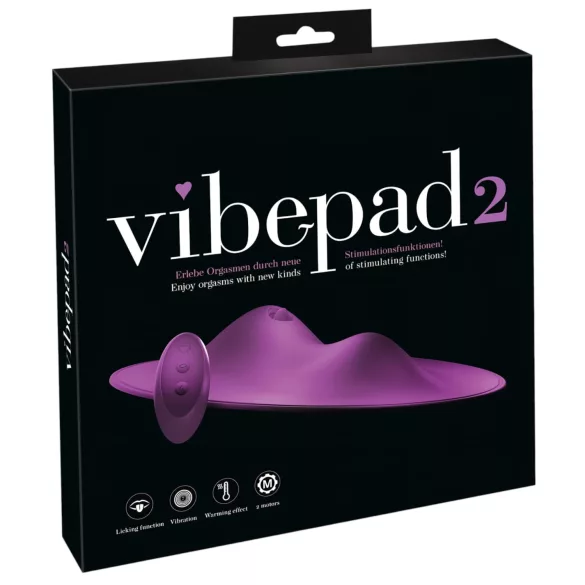 VibePad 2 - nyelves stimulátor párna vibrátor (lila)