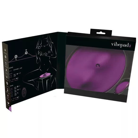 VibePad 2 - nyelves stimulátor párna vibrátor (lila)