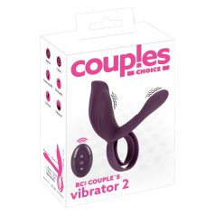 Couples Choice - akkus, rádiós péniszgyűrű (lila) Couples Choice - akkus, rádiós péniszgyűrű (lila)