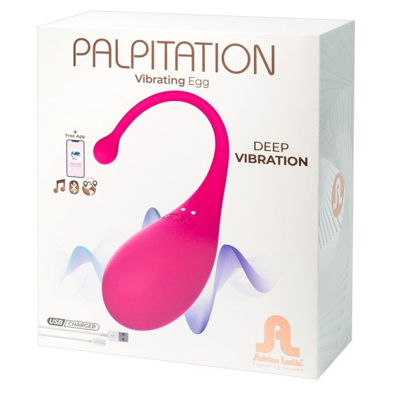Adrien Lastic Palpitation - okos vibrációs tojás (pink)