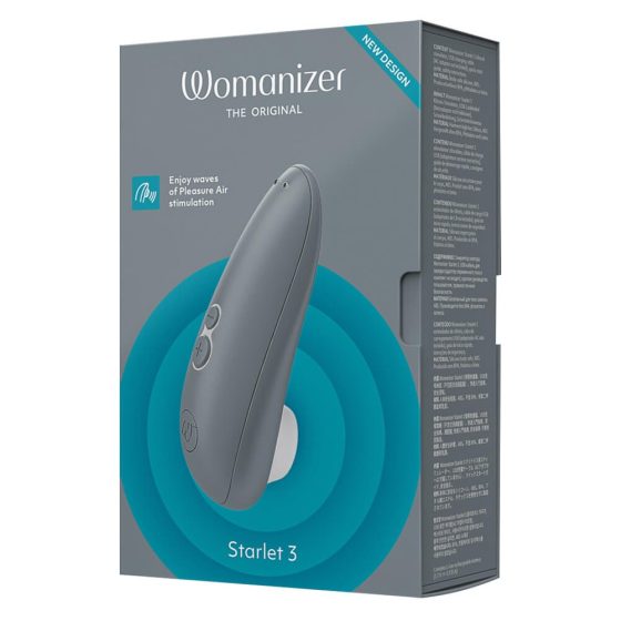 Womanizer Starlet 3 - akkus, vízálló csiklóizgató (szürke)