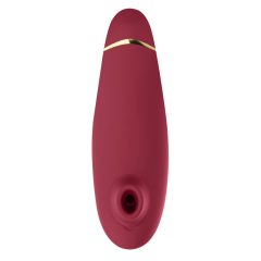   Womanizer Premium 2 - akkus, vízálló csiklóizgató (piros)