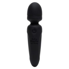   A szürke ötven árnyalata - Sensation Wand mini masszírozó vibrátor (fekete)