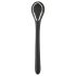 Penis Plug Dilator - akkus, vibrációs dilátor (1,1cm) - fekete