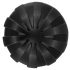ANOS - bordázott puha anál plug - 7cm (fekete)