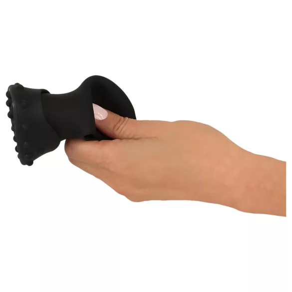 Couples Choice - akkus, melegítő wand masszírozó vibrátor (fekete)