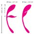 SMILE - akkus, rádiós vibrációs tojás (pink)
