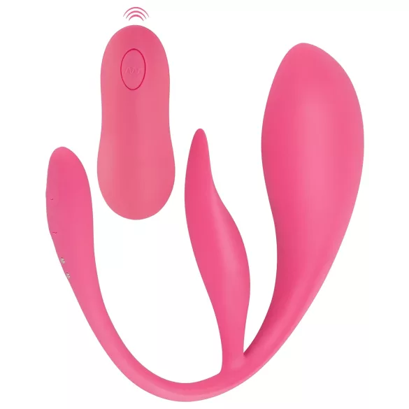 SMILE - hordható akkus, rádiós vibrotojás (pink)